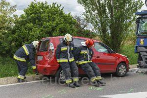Több autó egymásba rohant a 81. főúton