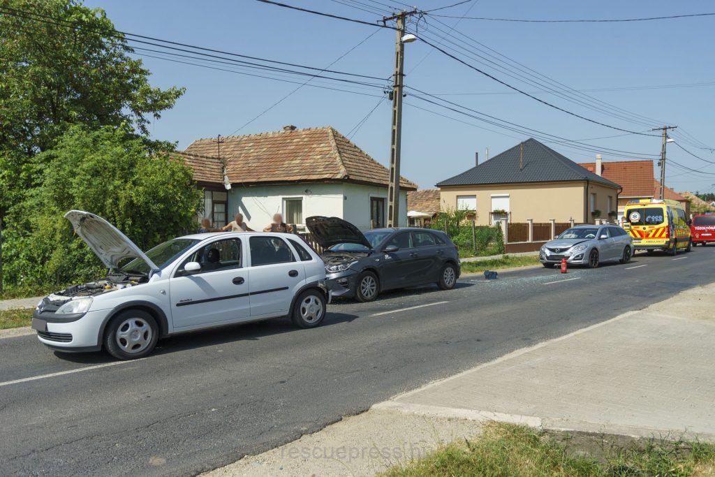 Utoléréses baleset Bakonycsernyén