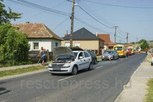 Utoléréses baleset Bakonycsernyén